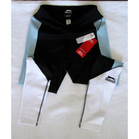 Slazenger Ladies' Sports Performance Full Leggings - NWT Light Blue - LARGE - Picture 7 of 11